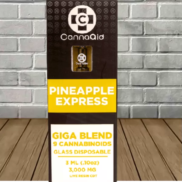 CannaAid Giga Blend Glass Disposable 3ml Best Sales Price - Vape Pens