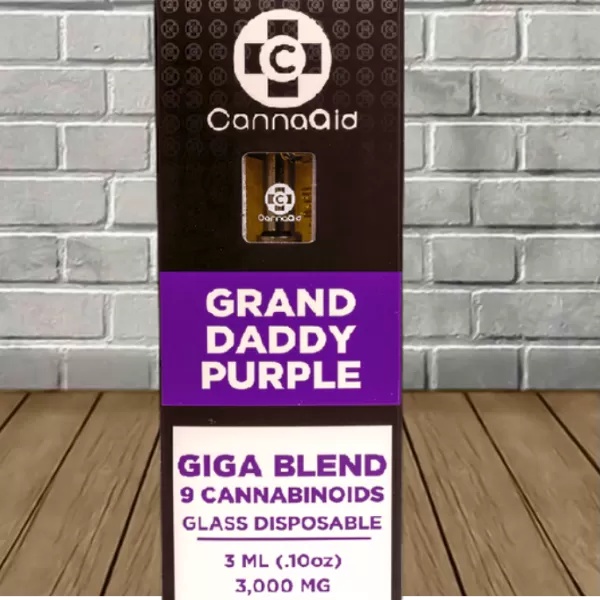 CannaAid Giga Blend Glass Disposable 3ml Best Sales Price - Vape Pens