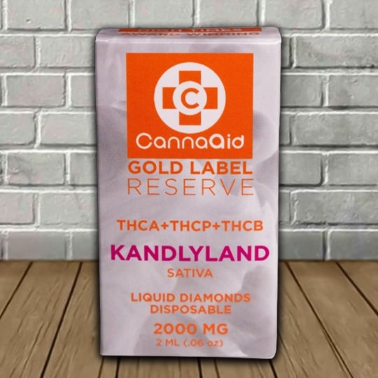 CannaAid Gold Label Reserve Liquid Diamonds Disposable 2g Best Sales Price - Vape Pens