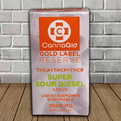 CannaAid Gold Label Reserve Liquid Diamonds Disposable 2g Best Sales Price - Vape Pens