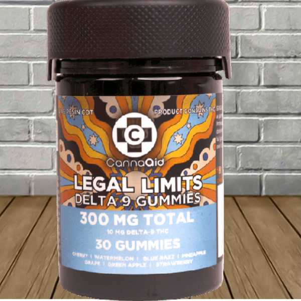 CannaAid Legal Limits Delta 9 THC Gummies 10mg Best Sales Price - Gummies