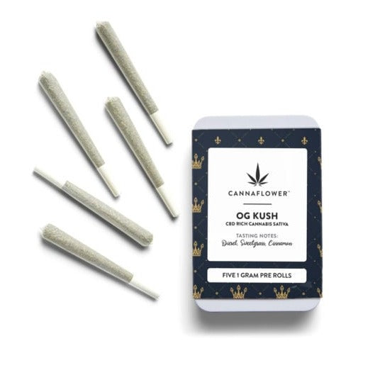 Cannaflower OG Kush Pre-roll 5 pack Best Sales Price - Pre-Rolls