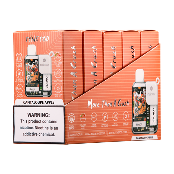 Cantaloupe Apple - Pyne Pod Boost 8500 Best Sales Price - Disposables