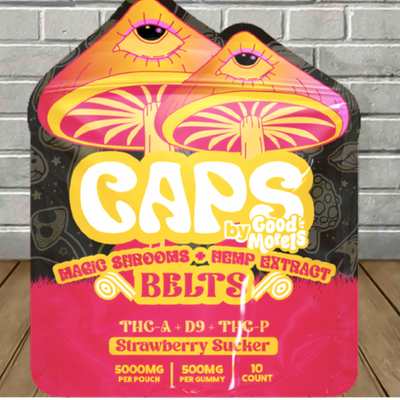 Caps Magic Shrooms + Hemp Extract Sour Belts Best Sales Price -