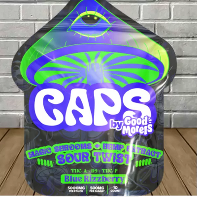 Caps Magic Shrooms + Hemp Extract Sour Twists Best Sales Price -