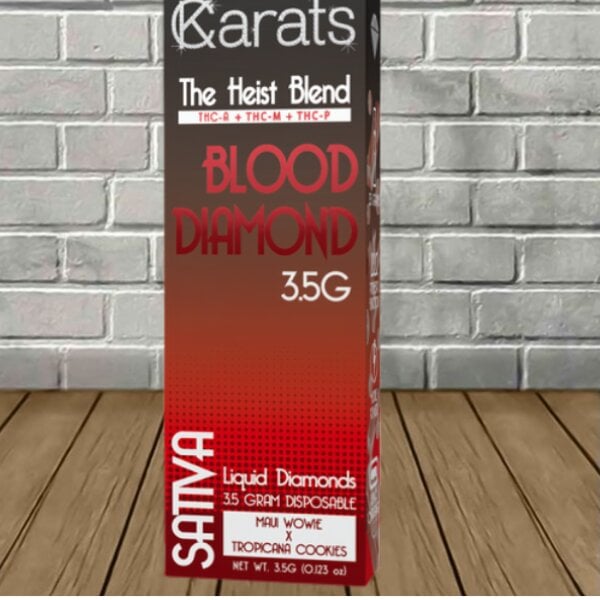 Carats Heist Blend Liquid Diamonds Disposable 3.5g Best Sales Price - Vape Pens