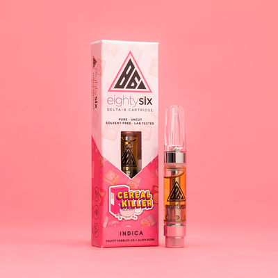 Eighty Six Cereal Killer Delta-8 THC Vape Cartridge (F.P. OG) Best Sales Price - Vape Cartridges