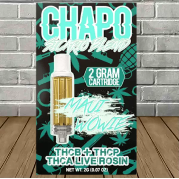 Chapo Extrax Live Rosin Sicario Blend Cartridge 2g Best Sales Price - Vape Cartridges