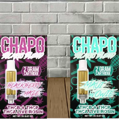 Chapo Extrax Live Rosin Sicario Blend Cartridge 2g Best Sales Price - Vape Cartridges