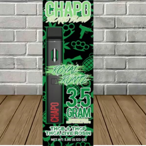 Chapo Extrax Live Rosin Sicario Blend Disposable Vape 3.5g Best Sales Price - Vape Pens