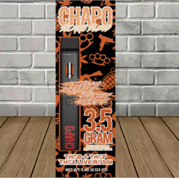 Chapo Extrax Live Rosin Sicario Blend Disposable Vape 3.5g Best Sales Price - Vape Pens