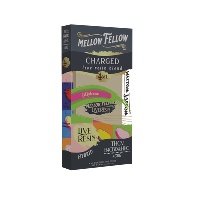 Mellow Fellow Charged Blend 4ml Live Resin Disposable Vape Jilly Bean Best Sales Price - Vape Pens