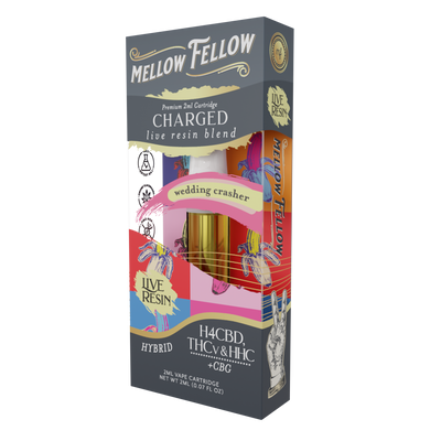 Mellow Fellow Charged Blend 2ml Live Resin Vape Cartridge Wedding Crasher Best Sales Price - Vape Cartridges