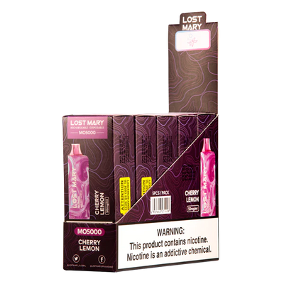 Cherry Lemon Lost Mary MO5000 Disposable Vape Kit 5000 Puffs 13.5ml Best Sales Price - Disposables