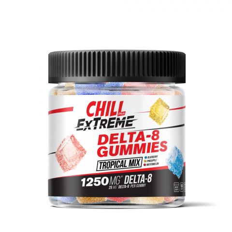 Chill Plus Delta-8 Extreme Tropical Mix Gummies 1250X Best Sales Price - Gummies