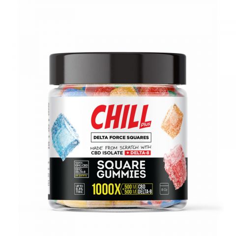 Chill Plus Delta-8 Squares Gummies