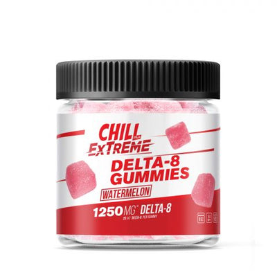 Chill Plus Extreme Delta-8 THC Gummies Watermelon 1250MG Best Sales Price - CBD