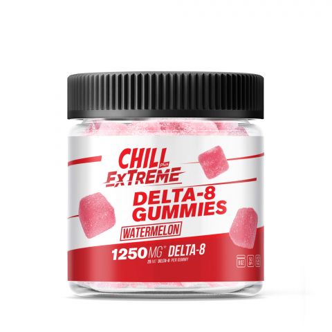 Chill Plus Extreme Delta-8 THC Gummies Watermelon 1250MG Best Sales Price - Gummies