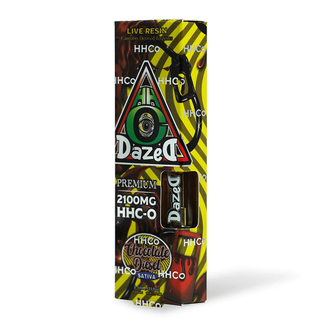 Live Resin Carts - DazeD8 Chocolate Diesel HHC-O Cartridge (2.1g) Best Sales Price - Vape Cartridges