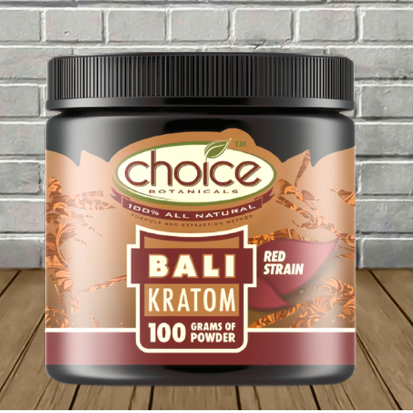 Choice Botanicals Red Bali Kratom Powder Best Sales Price - CBD