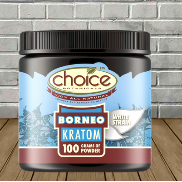 Choice Botanicals White Borneo Kratom Powder Best Sales Price - Edibles