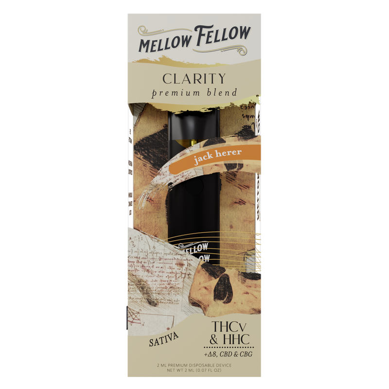 Mellow Fellow Clarity Blend 2ml Disposable Vape Jack Herer Best Sales Price - Vape Pens