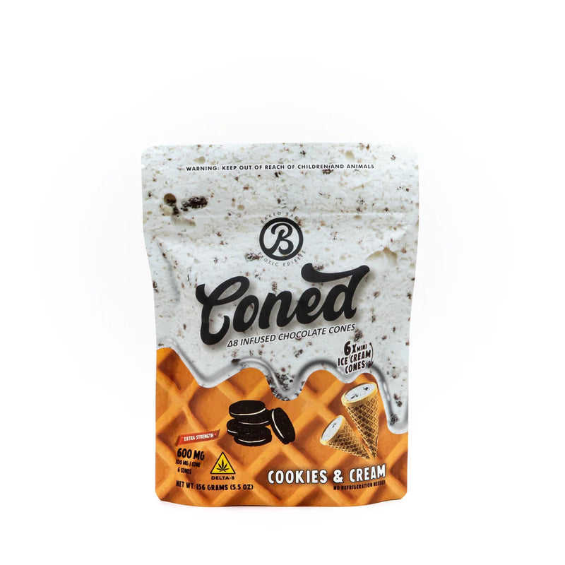 Baked Bags Delta 8 THC Chocolate Cones – 600mg Best Sales Price - Gummies