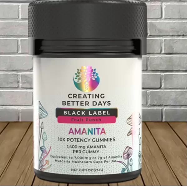 Creating Better Days Black Label Amanita Muscaria Gummies Best Sales Price - Edibles