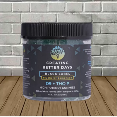 Creating Better Days Black Label High Potency Gummies Best Sales Price - Edibles