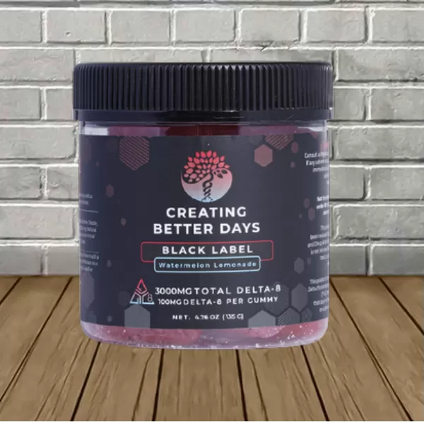 Creating Better Days Black Label High Potency Gummies Best Sales Price - Edibles