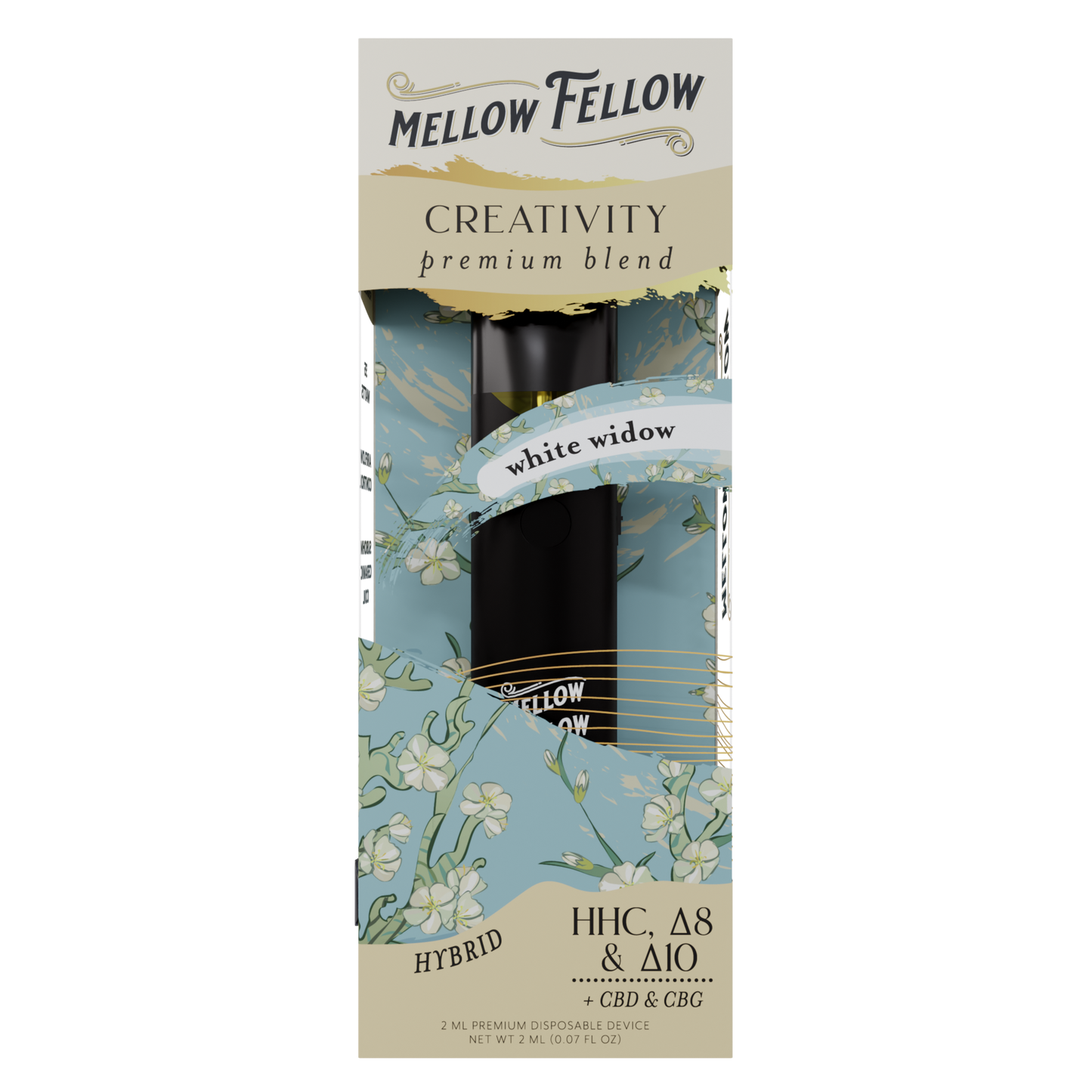 Mellow Fellow Creativity Blend 2ml Disposable Vape White Widow Best Sales Price - Vape Pens