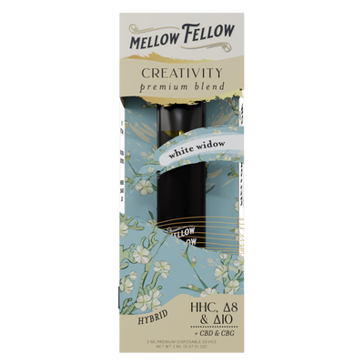 Mellow Fellow Creativity Blend 2ml Disposable Vape White Widow Best Sales Price - Vape Pens