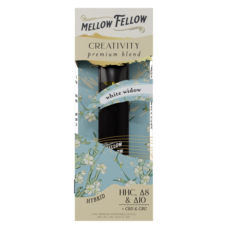 Mellow Fellow Creativity Blend 2ml Disposable Vape White Widow Best Sales Price - Vape Pens