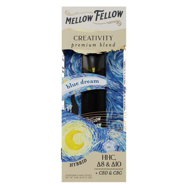 Mellow Fellow Creativity Blend 2ml Disposable Vape Blue Dream