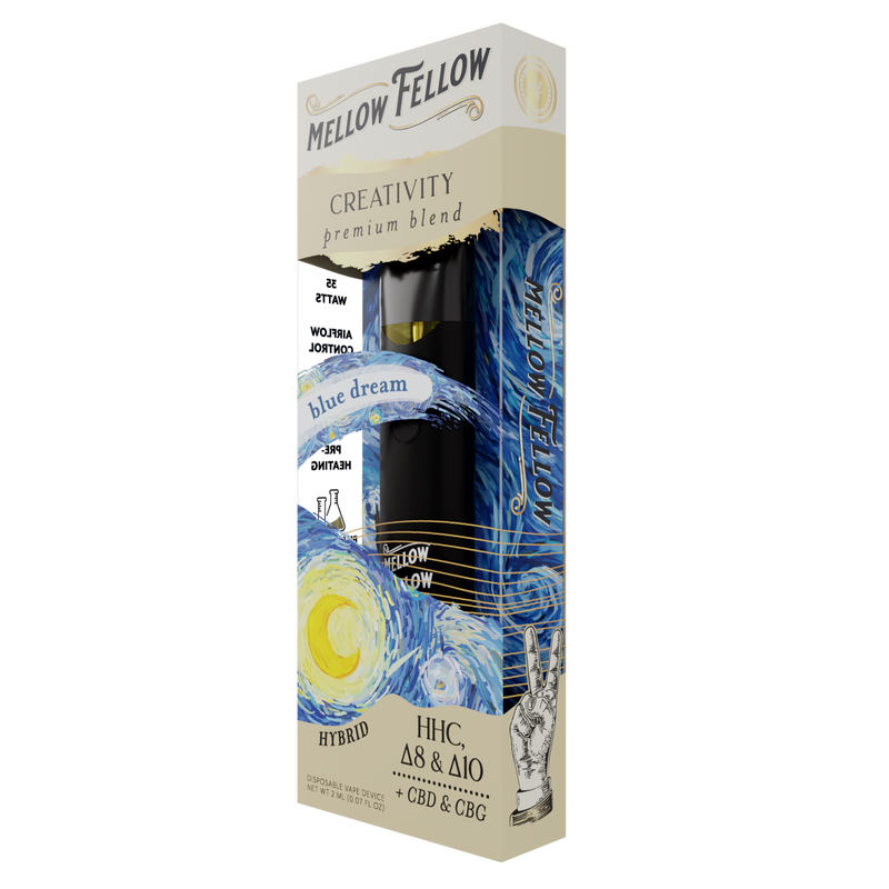 Mellow Fellow Creativity Blend 2ml Disposable Vape Blue Dream Best Sales Price - Vape Pens