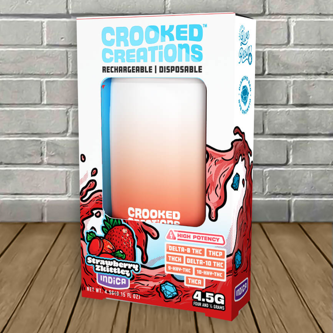 crooked creations disposable vape Crooked Creations Live Diamond Bar 4.5g – TenVape