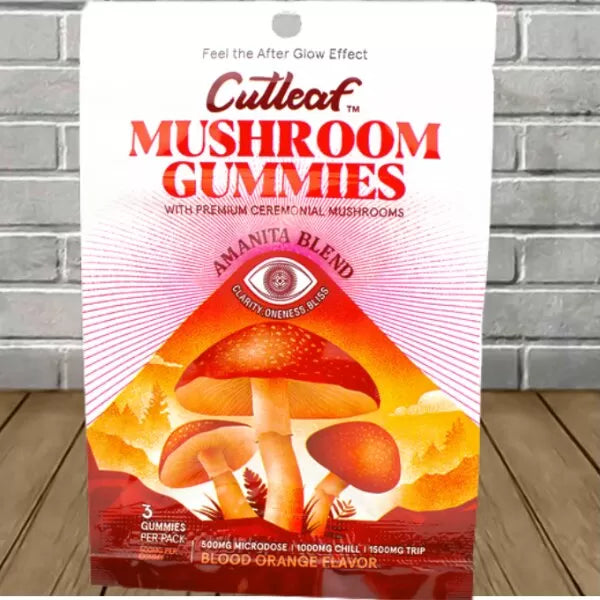 Cutleaf Mushroom Gummies Amanita Blend 1500mg Best Sales Price - Gummies