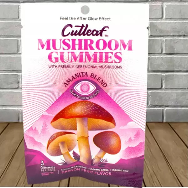 Cutleaf Mushroom Gummies Amanita Blend 1500mg Best Sales Price - Gummies