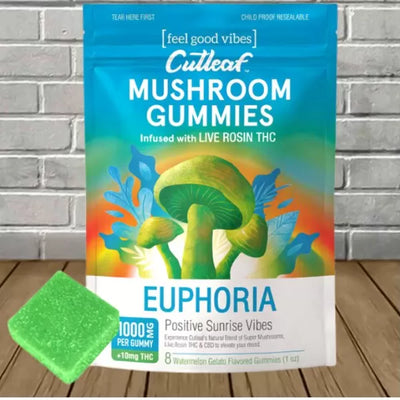 Cutleaf Mushroom Gummies Euphoria Blend 1000mg Best Sales Price - Gummies