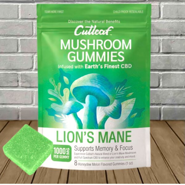 Cutleaf Mushroom Gummies | Mushrooms + CBD 1000mg Best Sales Price - Gummies