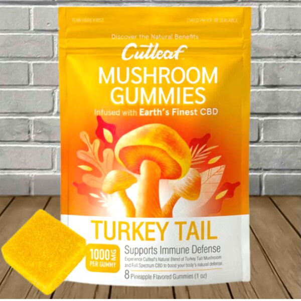 Cutleaf Mushroom Gummies | Mushrooms + CBD 1000mg Best Sales Price - Gummies