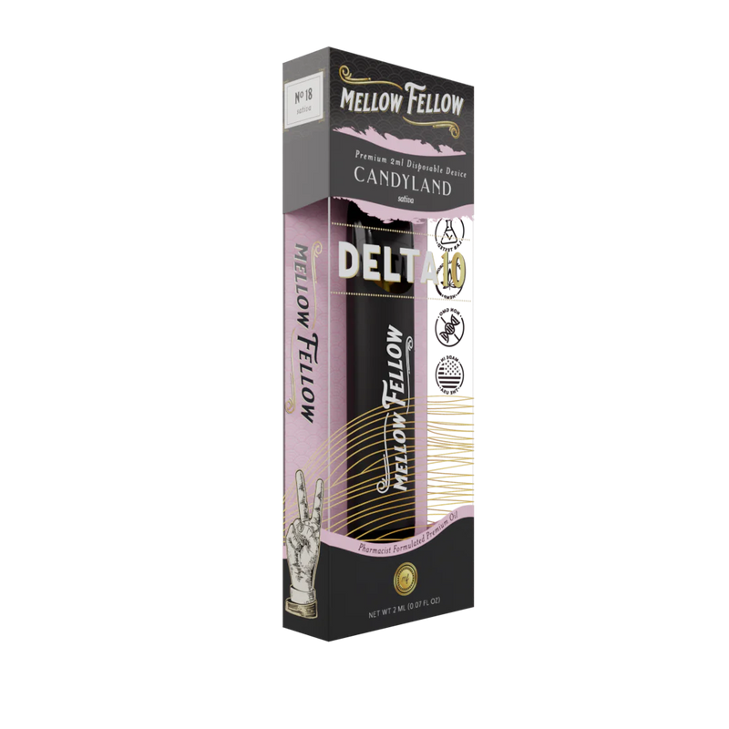 Mellow Fellow Delta 10 THC Premium 2ml Disposable Vape Candyland Best Sales Price - Vape Pens