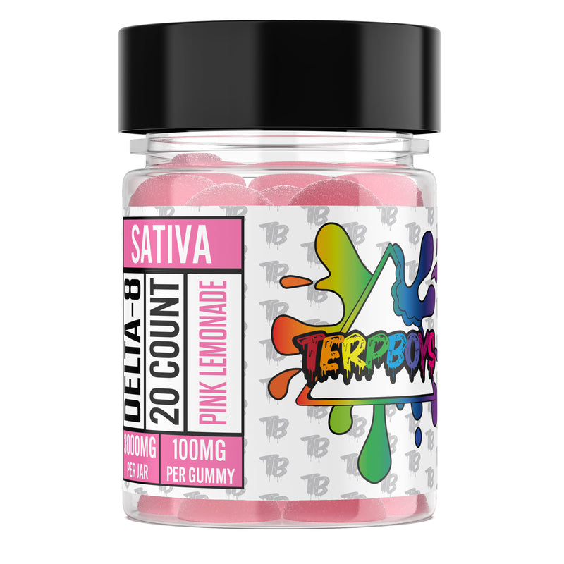 TerpBoys Delta 8 Gummies Pink Lemonade Sativa Best Sales Price - Gummies