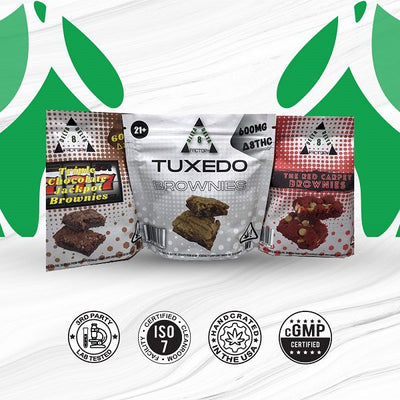 Delta-8 THC Brownies 600mg Best Sales Price - Gummies