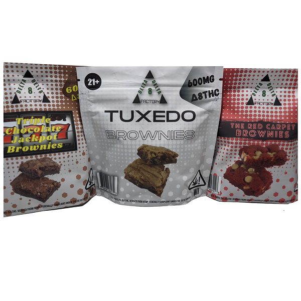 Delta-8 THC Brownies 600mg Best Sales Price - Gummies