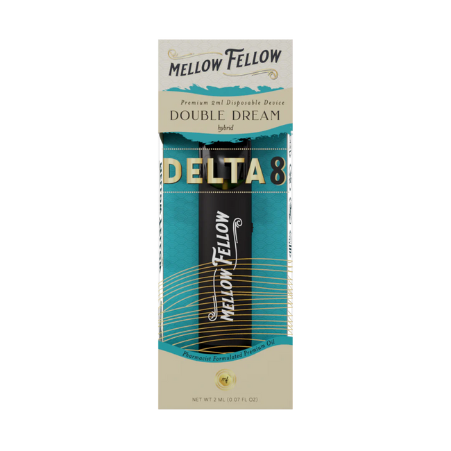 Mellow Fellow Delta 8 THC Premium 2ml Disposable Vape Double Dream Best Sales Price - Vape Pens
