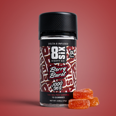 Eighty Six Berry Burst 1000MG – Delta-8 THC Gummies Best Sales Price - Gummies