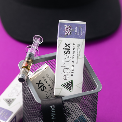 Eighty Six Grape Soda (Purple Punch) Delta-8 THC Syringe Best Sales Price - Accessories