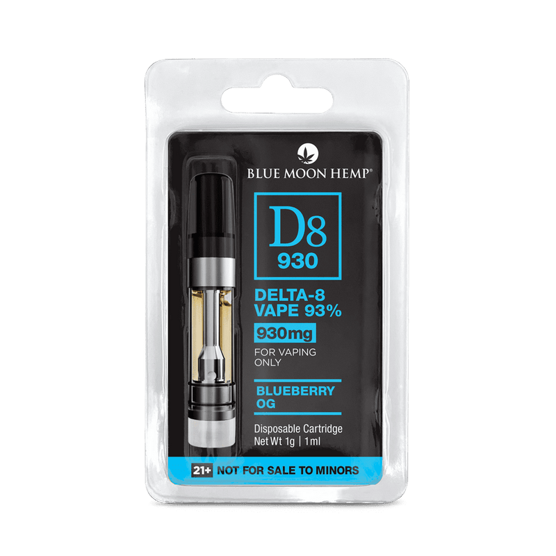 Blue Moon Hemp Delta 8 Vape Cartridge 930mg Best Sales Price - Vape Cartridges