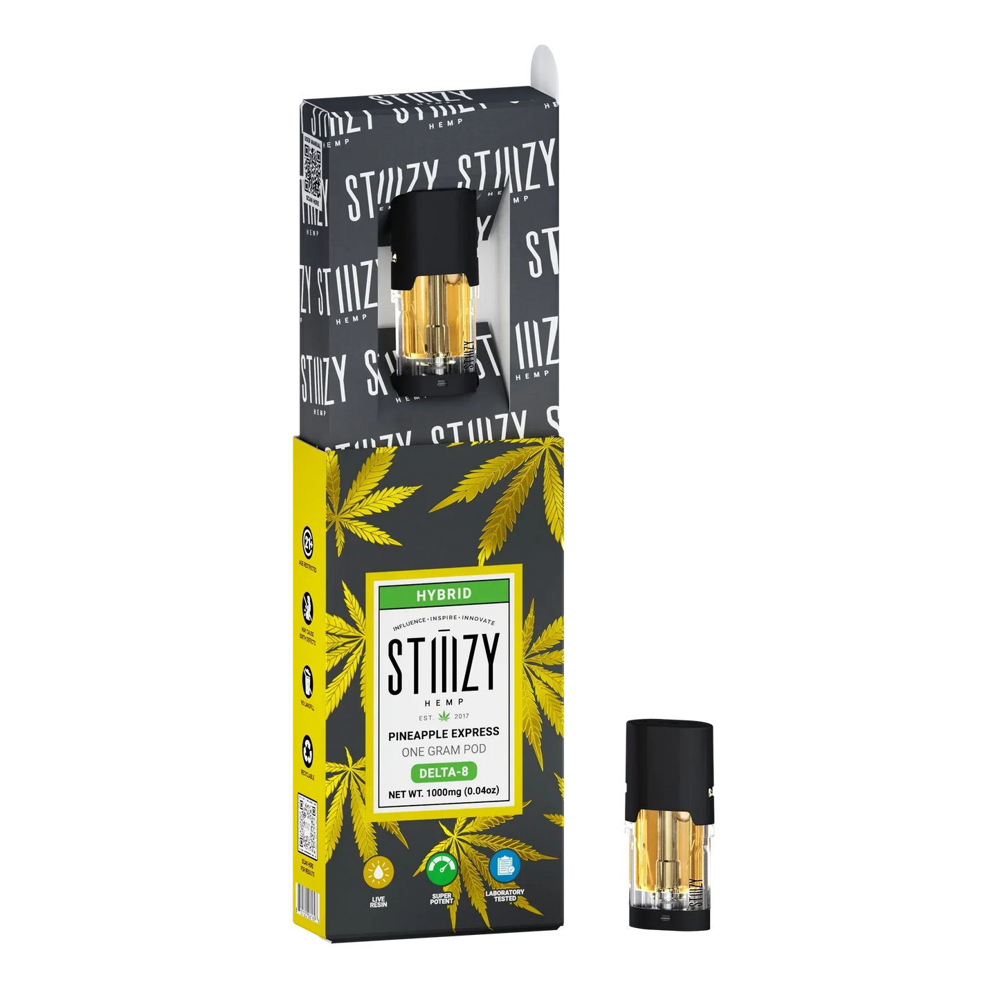 STIIIZY Hemp D8 Pods (1g) Best Sales Price - Vape Cartridges